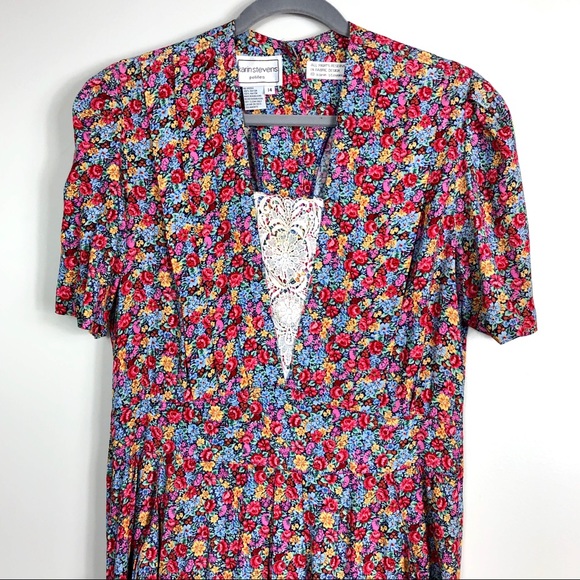 Vintage Karin Stevens Blossom Prairie Dress - Picture 6 of 13